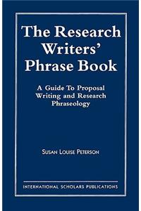 Research Writer's Phrase Book