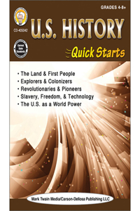 U.S. History Quick Starts Workbook