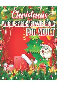 Christmas Word Search Puzzle book For Adult