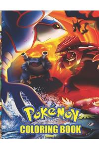 pokemon coloring book: Pokemon Coloring Book. Fun Coloring Pages Featuring Your Favorite Pokemon and Battle Scenes.