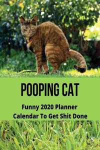 Pooping Cat 2020 Planner Calendar