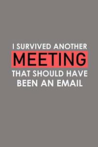 I Survived Another Meeting That Should Have Been An Email