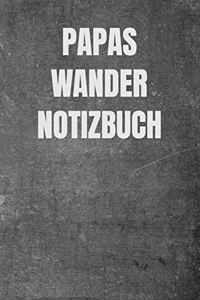 Papas Wander Notizbuch