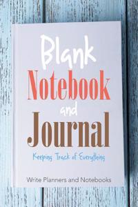 Blank Notebook and Journal