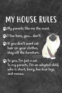 My House Rules Notebook Journal
