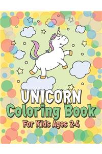 Unicorn Coloring Book for Kids Ages 2-4