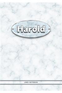 Harold - Lined Notebook