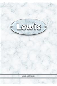Lewis - Lined Notebook