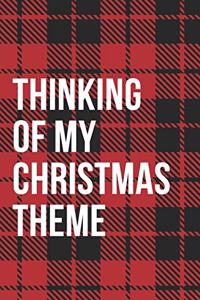 Thinking of my Christmas Theme Notebook Journal