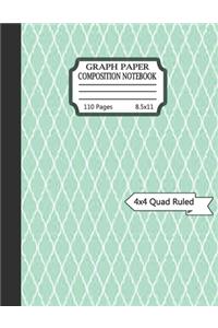 Graph paper composition notebook