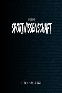 Studiengang Sportwissenschaft - 2020 Terminplaner