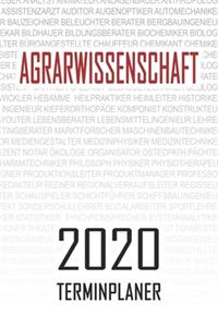 Agrarwissenschaft - 2020 Terminplaner