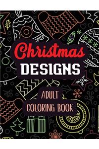 Christmas Designs - Adult Coloring Book