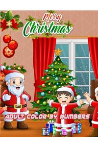 Merry Christmas Adult Color By Numbers