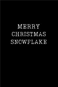 Merry Christmas Snowflake