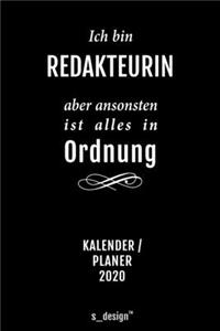 Kalender 2020 für Redakteure / Redakteur / Redakteurin