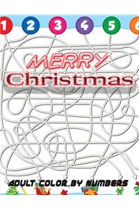 Merry Christmas Adult Color By Numbers
