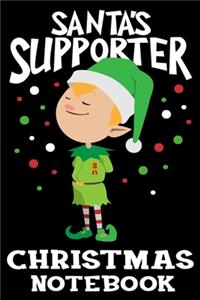 Santa's Supporter Christmas Notebook