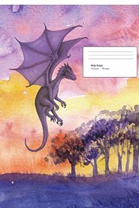 Dragon Composition Book Wide Ruled