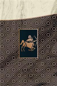 Monogram Sagittarius Notebook