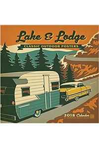 Lake & Lodge 2018 Wall Calendar