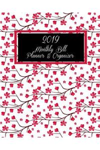 2019 Monthly Bill Planner & Organizer