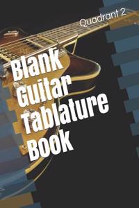 Blank Guitar Tablature Book