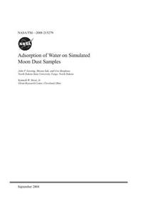 Adsorption of Water on Simulated Moon Dust Samples