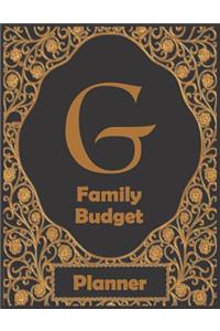 G Family Budget Planner