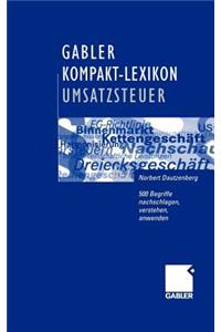 Gabler Kompakt-Lexikon Umsatzsteuer