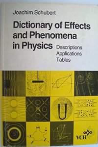 Dictionary of Effects and Phenomena in Physics
