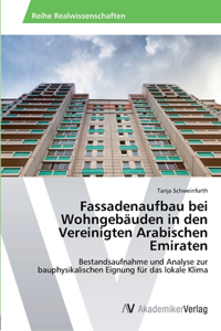Fassadenaufbau bei Wohngebäuden in den Vereinigten Arabischen Emiraten