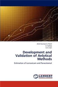 Development and Validation of Anlytical Methods