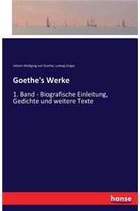 Goethe's Werke