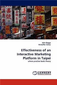 Effectiveness of an Interactive Marketing Platform in Taipei