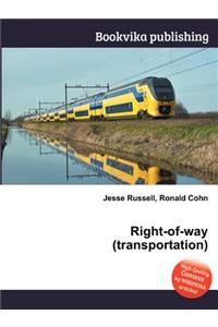 Right-Of-Way (Transportation)