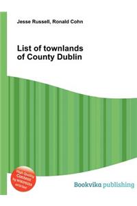 List of Townlands of County Dublin