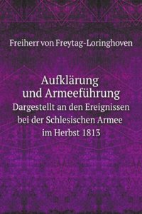 Aufklarung und Armeefuhrung