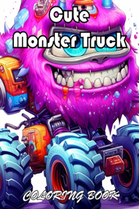 Cute Monster Truck Coloring Book