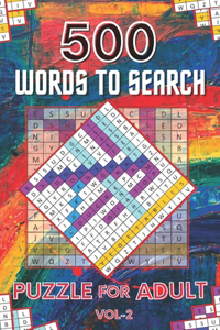 500 Words to Search Puzzle for Adult Vol-2