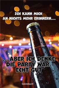 Gästebuch Partybuch Geburtstagsbuch für Erwachsene zum Ausfüllen lustige Fragen für betrunkene Gäste Auch als Geschenk.