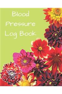 Blood Pressure Log Book/BP Recording Book (104 pages)