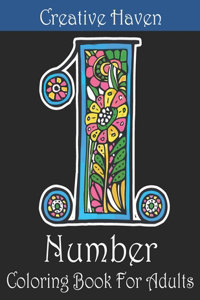 Creative Haven Number Coloring Book For Adults