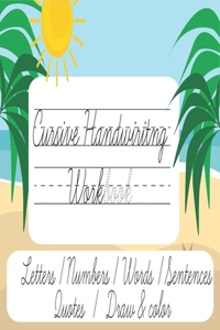 Cursive Handwriting workbook