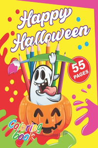 Happy Halloween Coloring Book