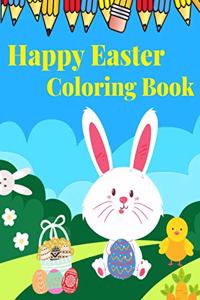 Happy Easter Coloring Book