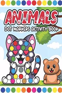 Animals - dot markers activity book