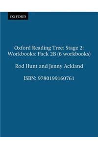 Oxford Reading Tree: Level 2: Workbooks: Pack 2B (6 workbooks)