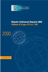 Dispute Settlement Reports 2000: Volume 2, Pages 573-1185