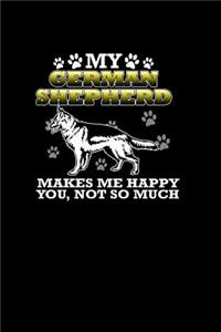 My German Shepherd Makes Me Happy You, Not so Much